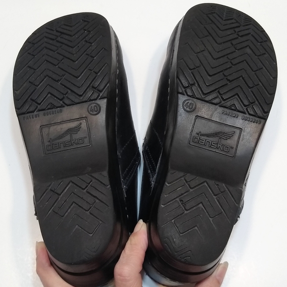 Dansko classic style blue platform clogs, size 10. Blue clogs. - Picture 11 of 13